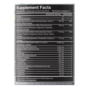 Intra Keto Supp Facts